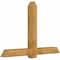 Ekena Millwork Eugene Rough Sawn Timber Gable Bracket, Western Red Cedar, 72"W x 48"H x 6"D x 6"F, 16/12 Pitch GBW072X48X0606EUG00RWR - alternate 5
